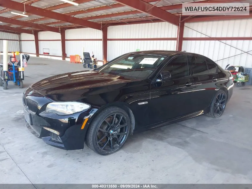 2013 BMW 550I xDrive VIN: WBAFU9C54DDY72624 Lot: 40313550