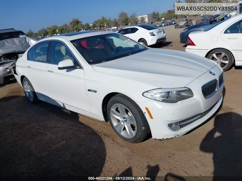 WBAXG5C52DDY33504 2013 BMW 528I