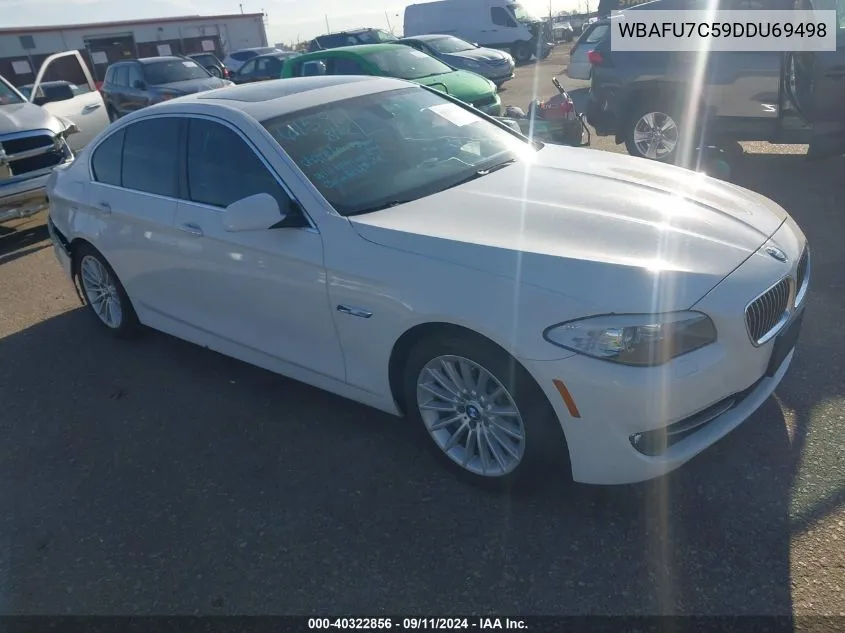 2013 BMW 535I xDrive VIN: WBAFU7C59DDU69498 Lot: 40322856