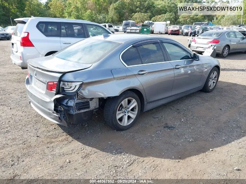 2013 BMW 528Xi VIN: WBAXH5P5XDDW16019 Lot: 40367552