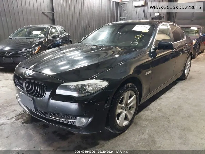 2013 BMW 528I VIN: WBAXG5C5XDD228615 Lot: 40394300