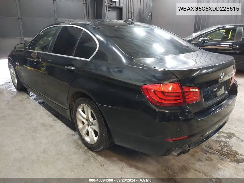 2013 BMW 528I VIN: WBAXG5C5XDD228615 Lot: 40394300