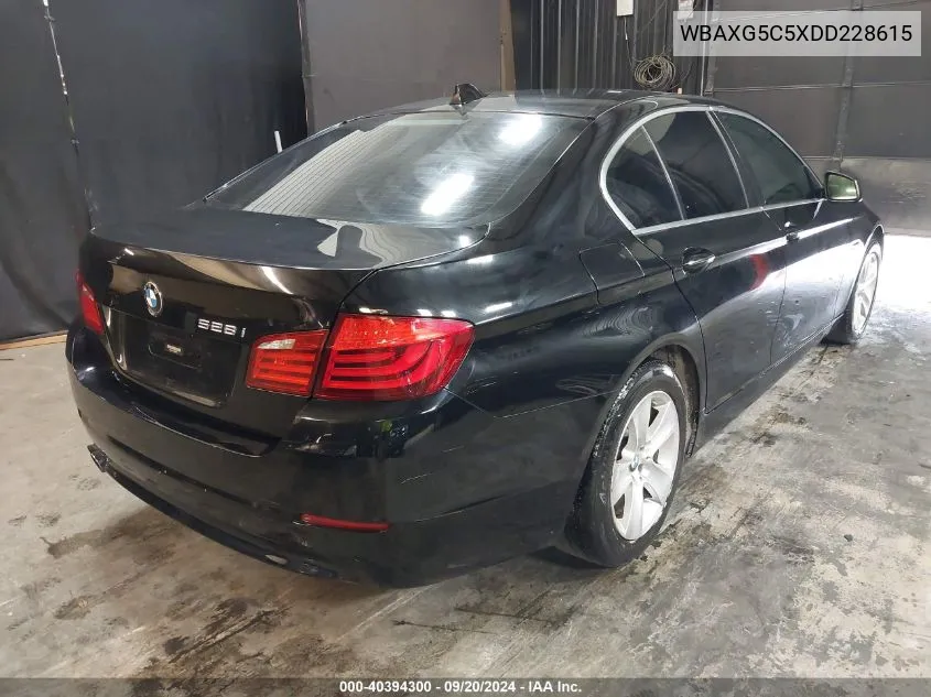 2013 BMW 528I VIN: WBAXG5C5XDD228615 Lot: 40394300