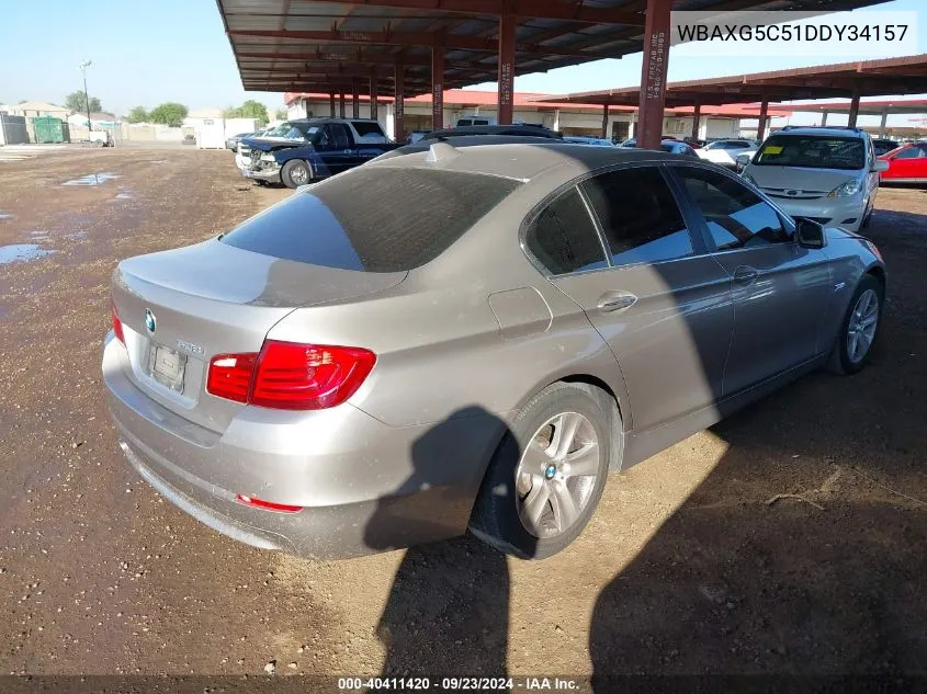 WBAXG5C51DDY34157 2013 BMW 528I I