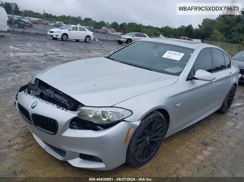 2013 BMW 550I VIN: WBAFR9C5XDDX79673 Lot: 40430951