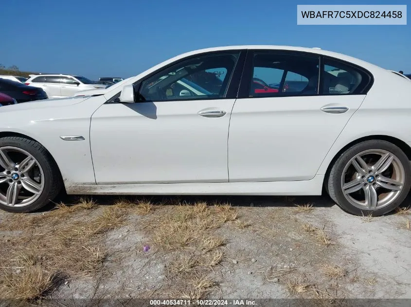 2013 BMW 535I VIN: WBAFR7C5XDC824458 Lot: 40534711