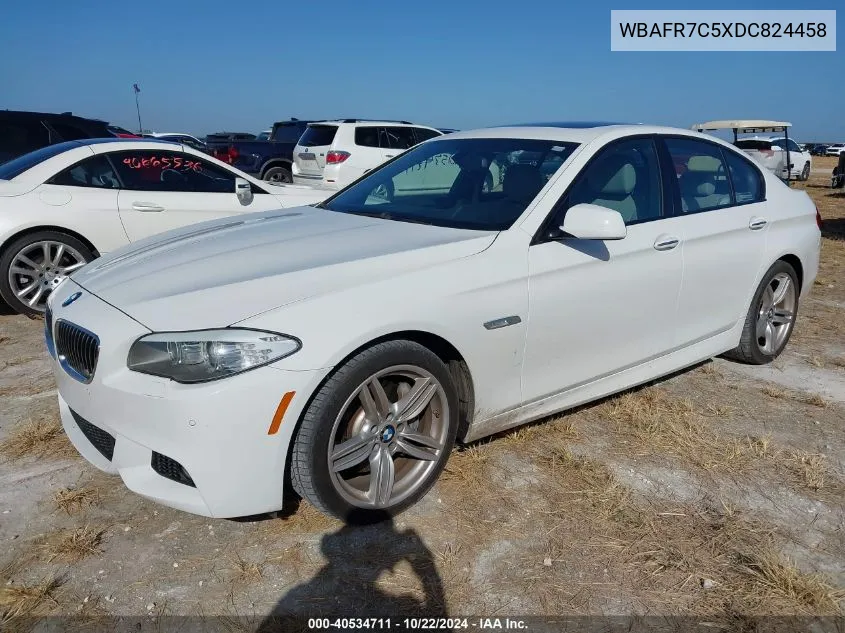 2013 BMW 535I VIN: WBAFR7C5XDC824458 Lot: 40534711