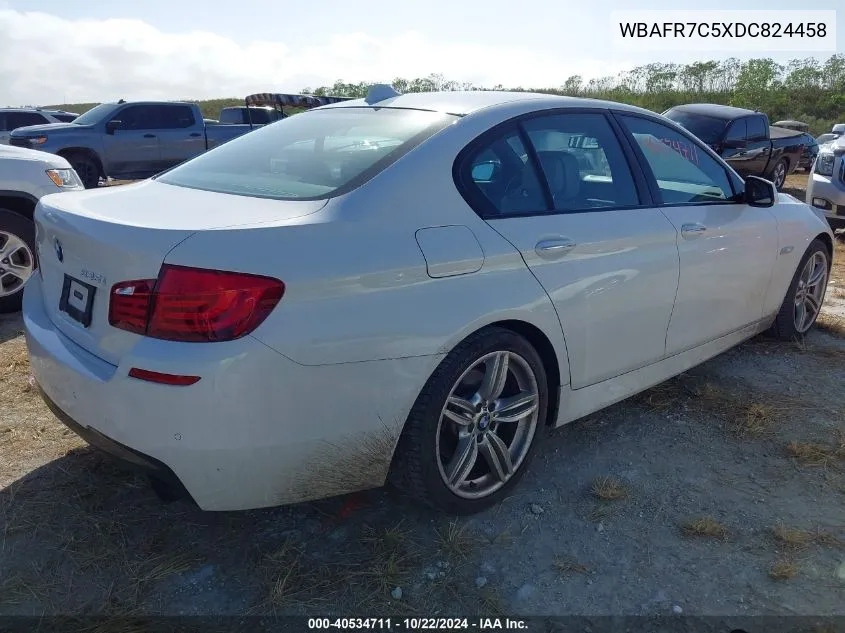 2013 BMW 535I VIN: WBAFR7C5XDC824458 Lot: 40534711