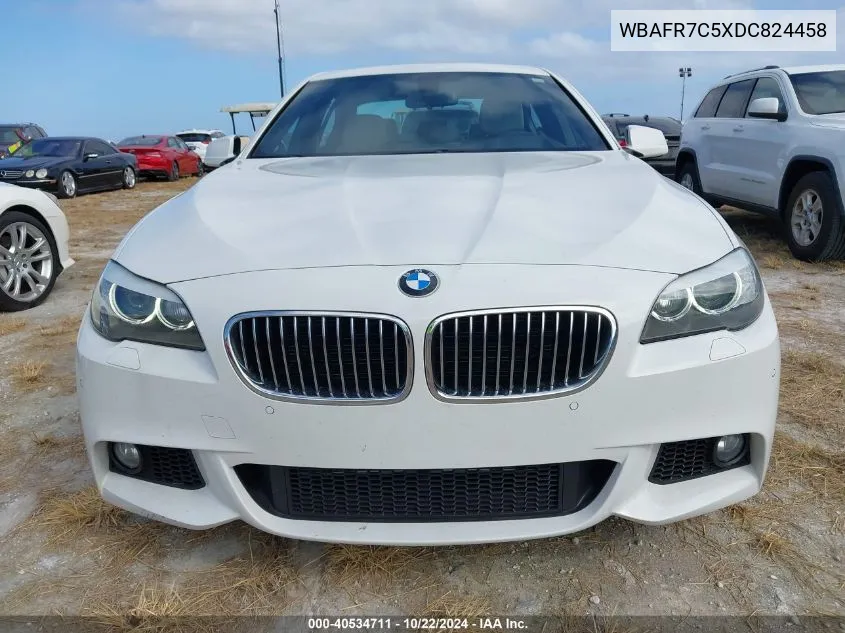 2013 BMW 535I VIN: WBAFR7C5XDC824458 Lot: 40534711