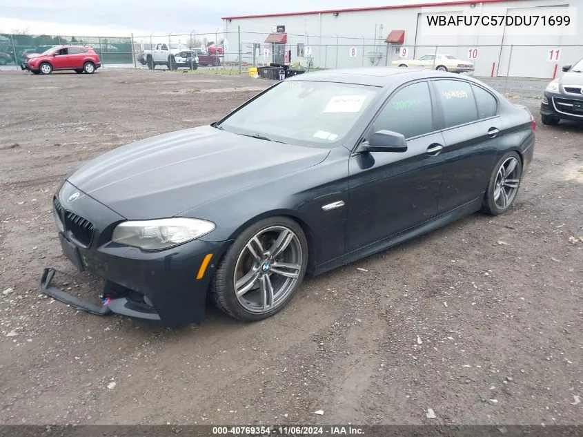 2013 BMW 535I xDrive VIN: WBAFU7C57DDU71699 Lot: 40769354