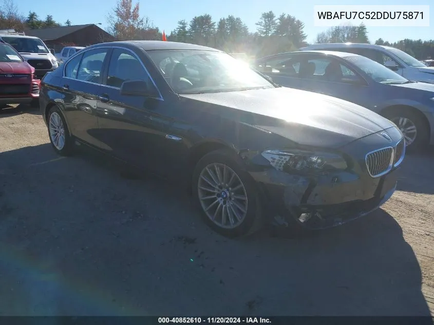 2013 BMW 535I xDrive VIN: WBAFU7C52DDU75871 Lot: 40852610