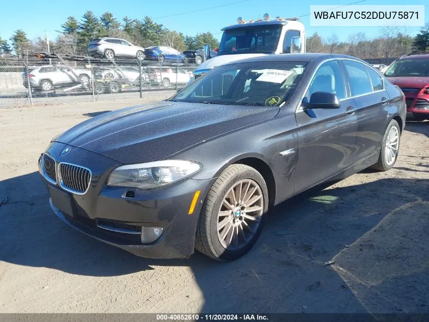 2013 BMW 535I xDrive VIN: WBAFU7C52DDU75871 Lot: 40852610