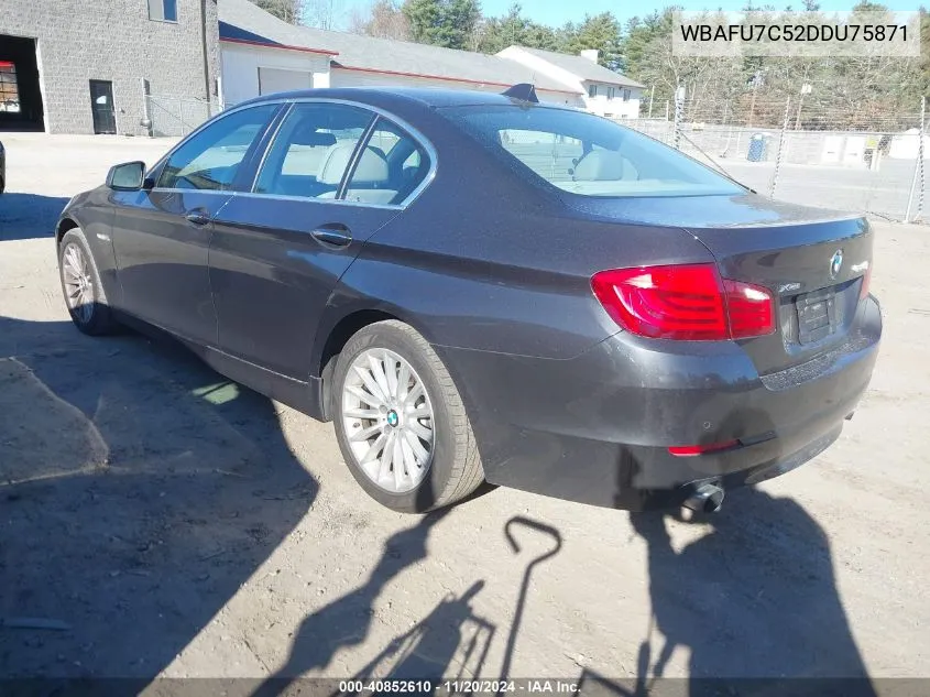 2013 BMW 535I xDrive VIN: WBAFU7C52DDU75871 Lot: 40852610