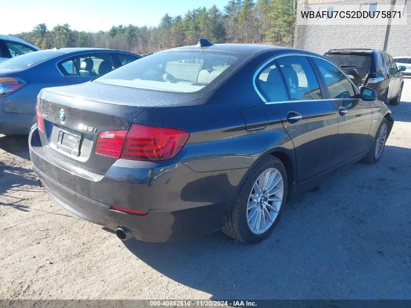 2013 BMW 535I xDrive VIN: WBAFU7C52DDU75871 Lot: 40852610