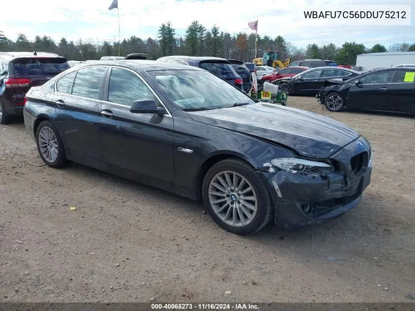 2013 BMW 535I xDrive VIN: WBAFU7C56DDU75212 Lot: 40865273