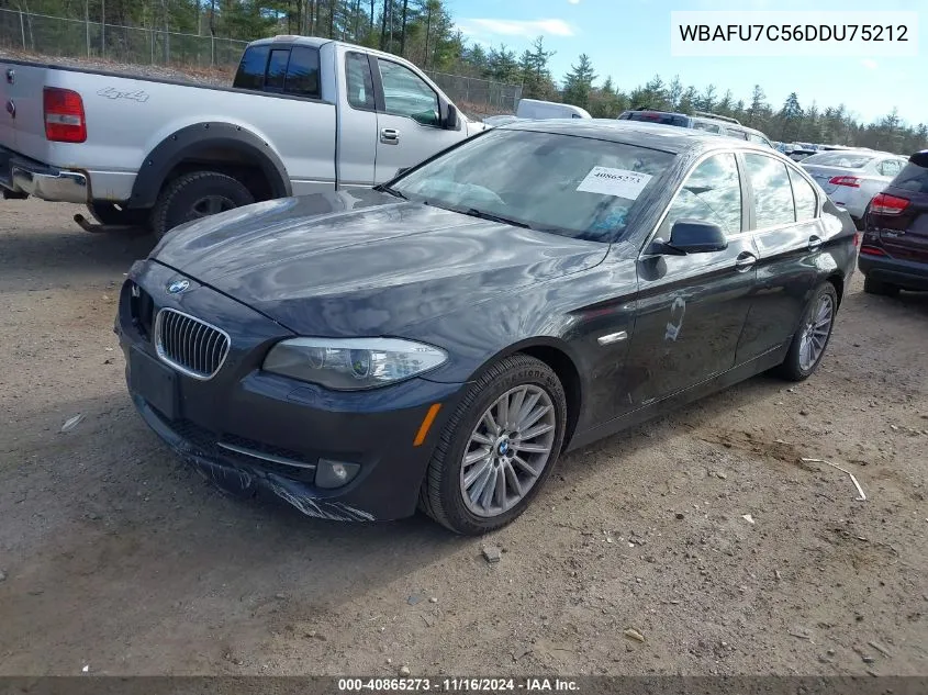 2013 BMW 535I xDrive VIN: WBAFU7C56DDU75212 Lot: 40865273