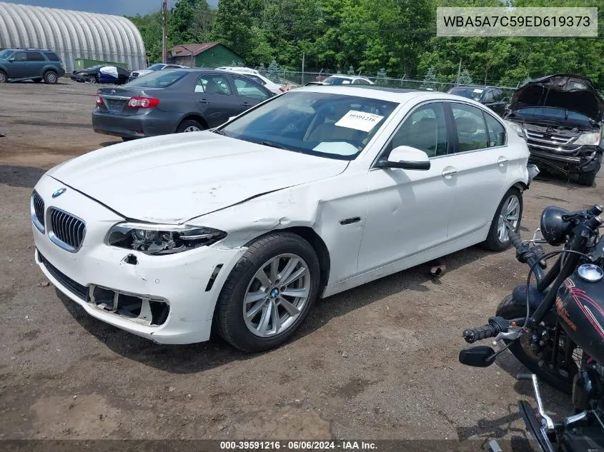 2014 BMW 528I xDrive VIN: WBA5A7C59ED619373 Lot: 39591216