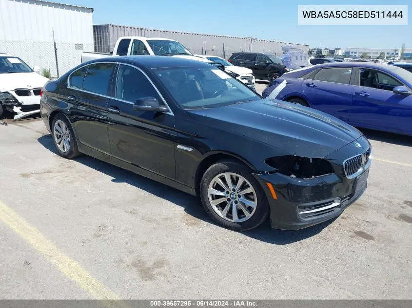 2014 BMW 528I VIN: WBA5A5C58ED511444 Lot: 39657295