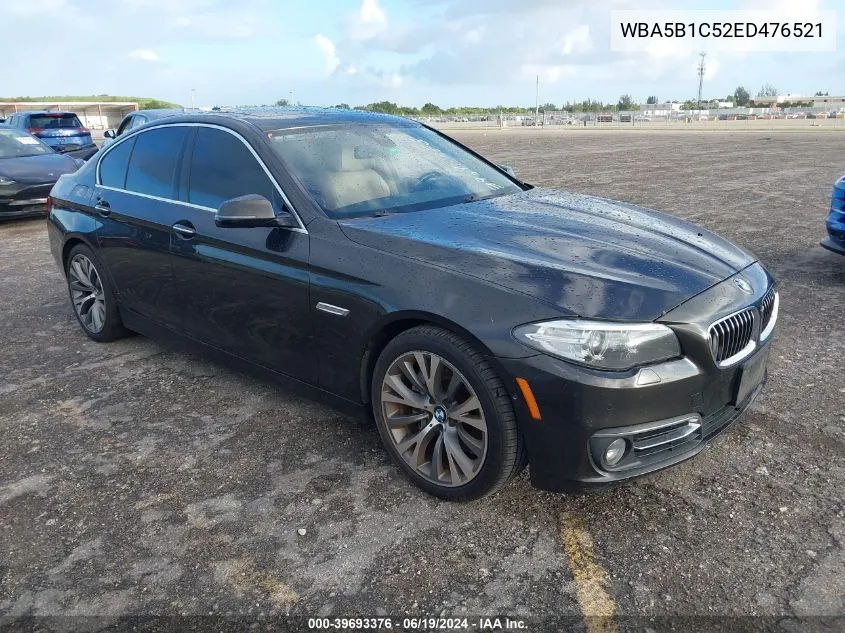 2014 BMW 535I VIN: WBA5B1C52ED476521 Lot: 39693376