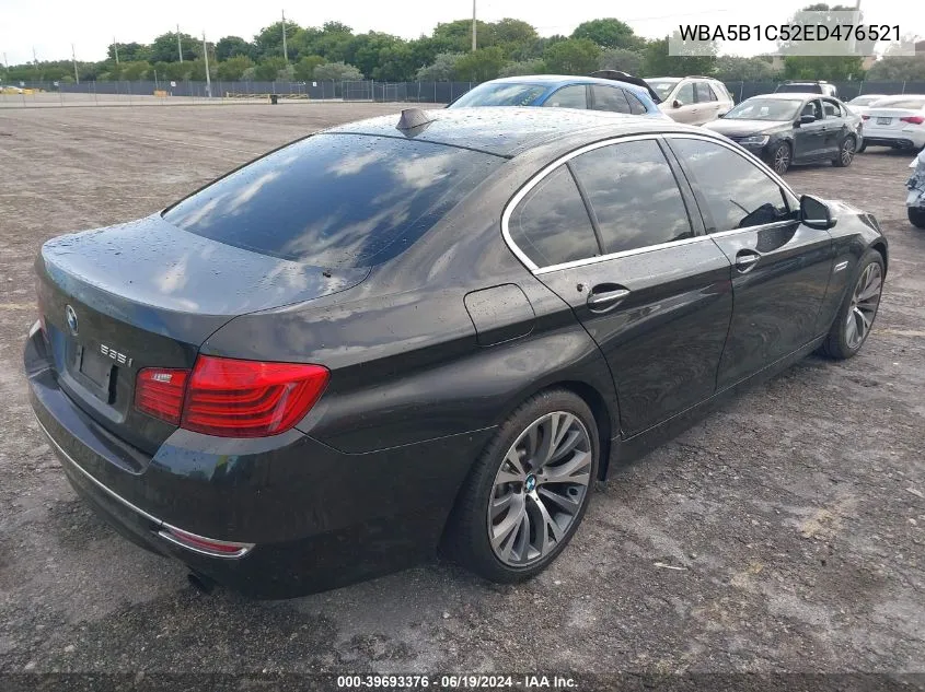 2014 BMW 535I VIN: WBA5B1C52ED476521 Lot: 39693376