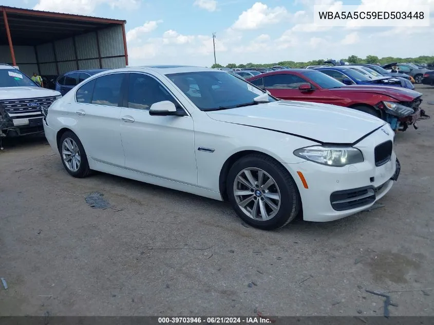 2014 BMW 528I VIN: WBA5A5C59ED503448 Lot: 39703946