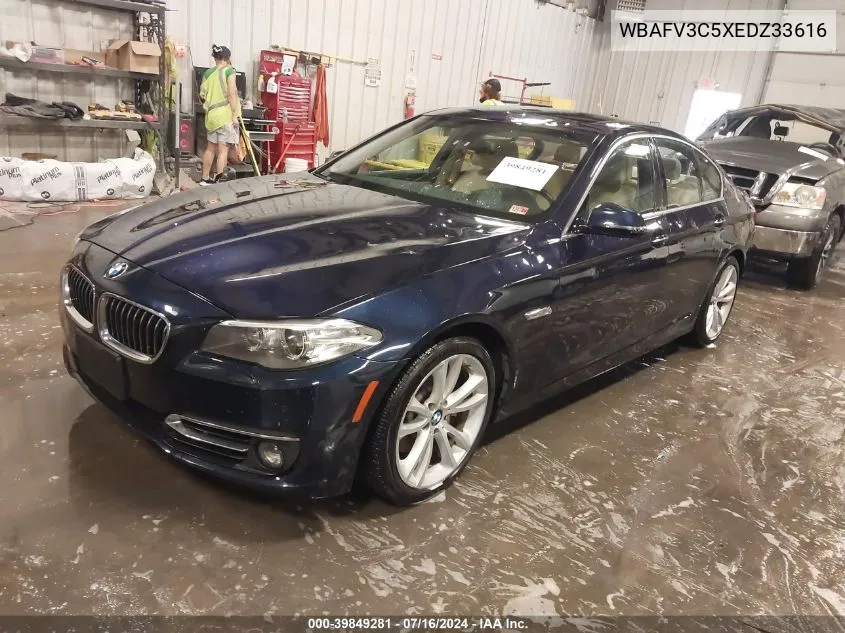 2014 BMW 535D xDrive VIN: WBAFV3C5XEDZ33616 Lot: 39849281