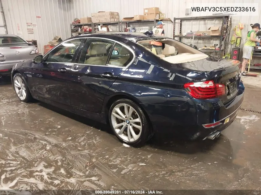 2014 BMW 535D xDrive VIN: WBAFV3C5XEDZ33616 Lot: 39849281