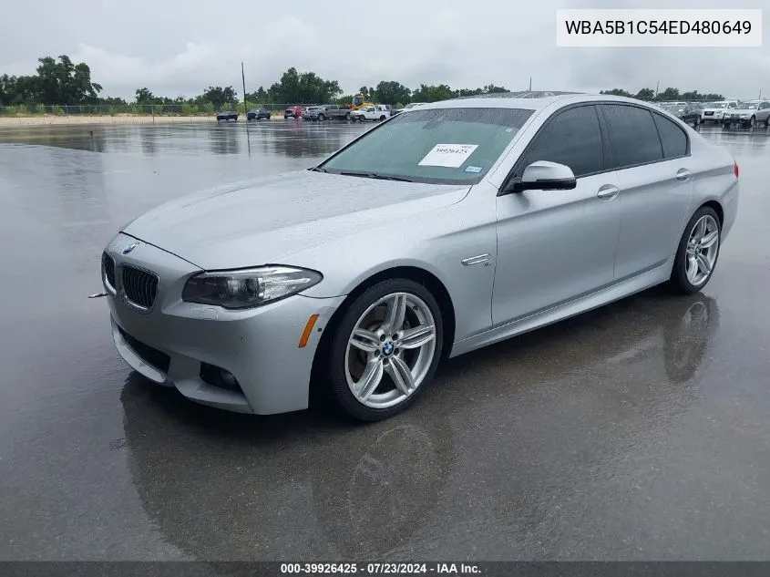 2014 BMW 535I VIN: WBA5B1C54ED480649 Lot: 39926425