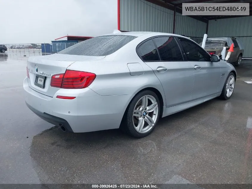 2014 BMW 535I VIN: WBA5B1C54ED480649 Lot: 39926425