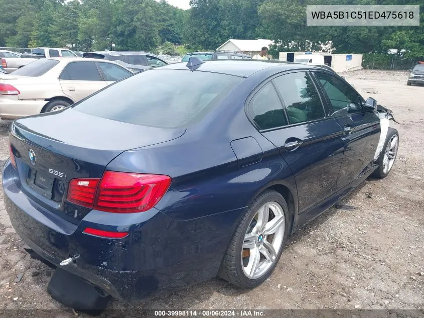 WBA5B1C51ED475618 2014 BMW 535I