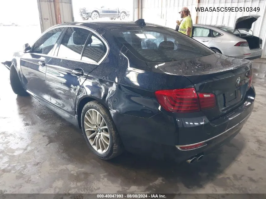 2014 BMW 528I VIN: WBA5A5C59ED510349 Lot: 40047993