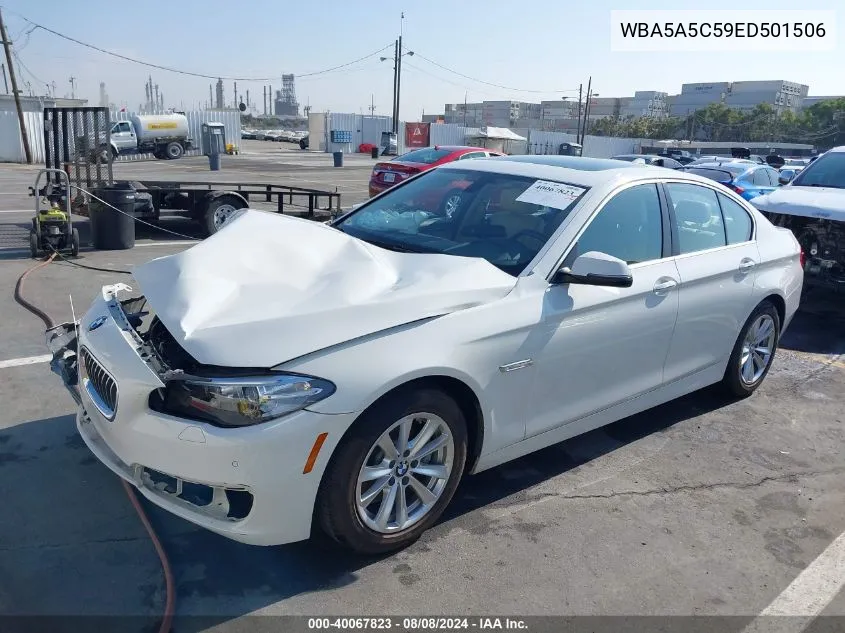 2014 BMW 528I VIN: WBA5A5C59ED501506 Lot: 40067823