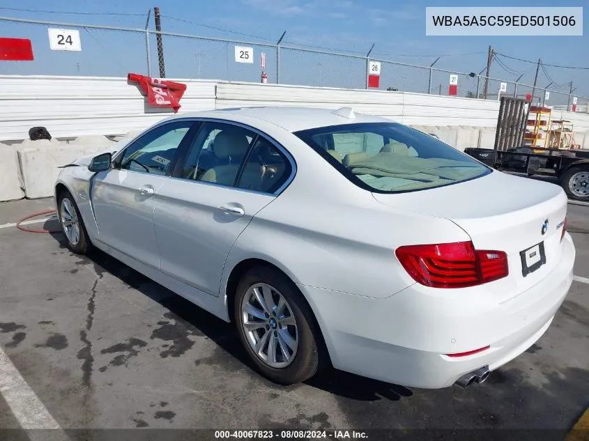 2014 BMW 528I VIN: WBA5A5C59ED501506 Lot: 40067823