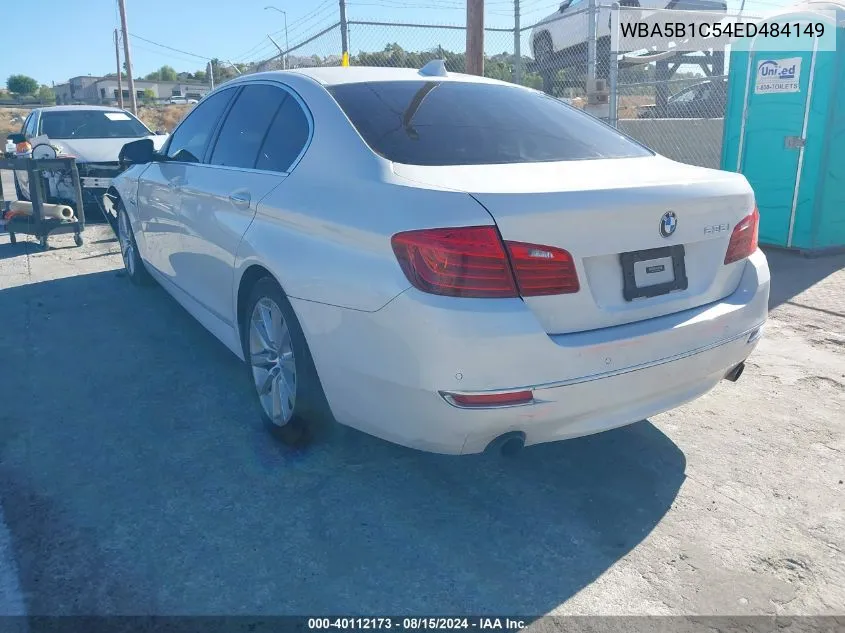 2014 BMW 535I VIN: WBA5B1C54ED484149 Lot: 40112173