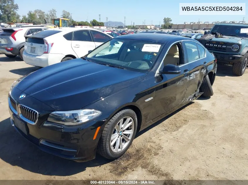 2014 BMW 528I VIN: WBA5A5C5XED504284 Lot: 40123044