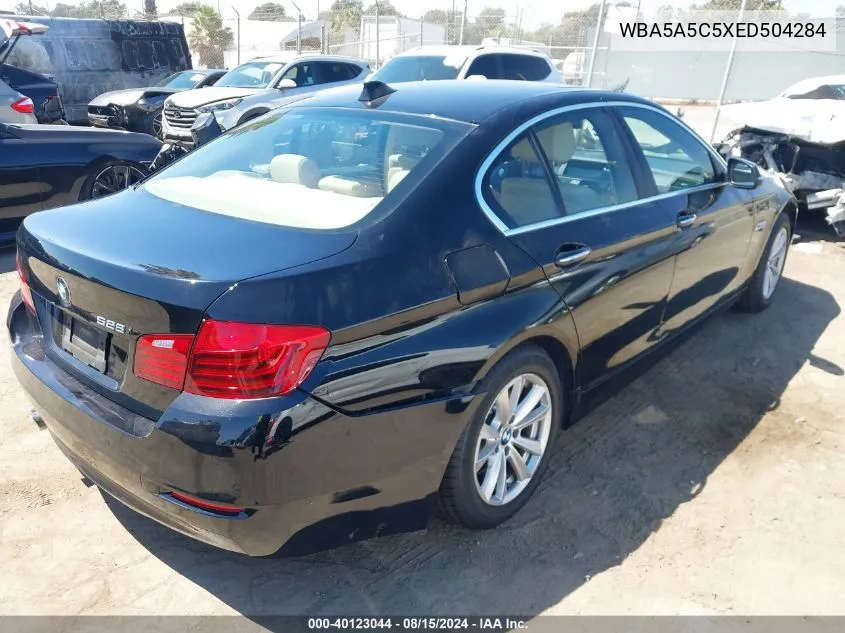 2014 BMW 528I VIN: WBA5A5C5XED504284 Lot: 40123044