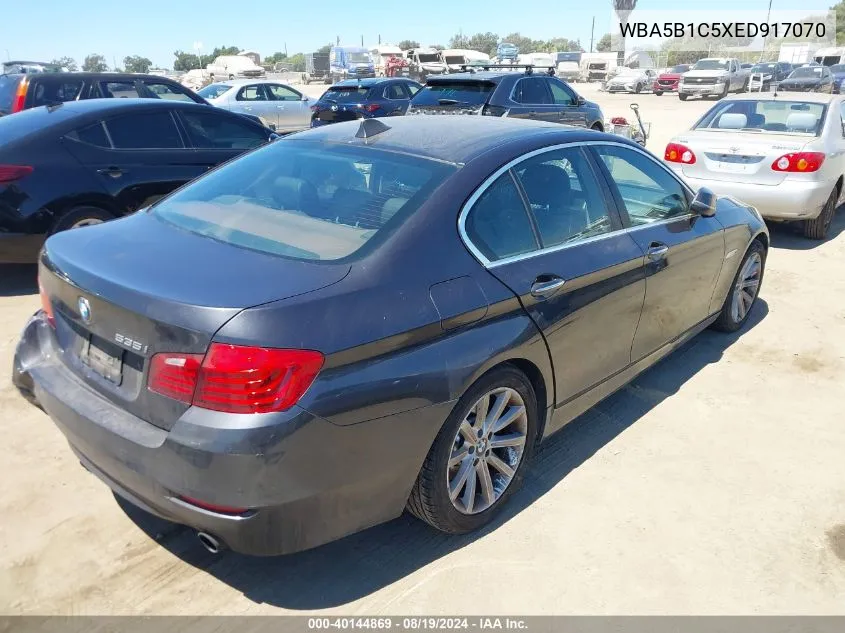 2014 BMW 535I VIN: WBA5B1C5XED917070 Lot: 40144869