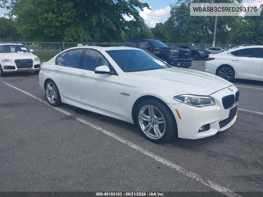 2014 BMW 535 Xi VIN: WBA5B3C59ED293175 Lot: 40153103