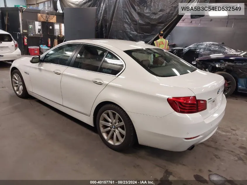 2014 BMW 535I xDrive VIN: WBA5B3C54ED532549 Lot: 40157761