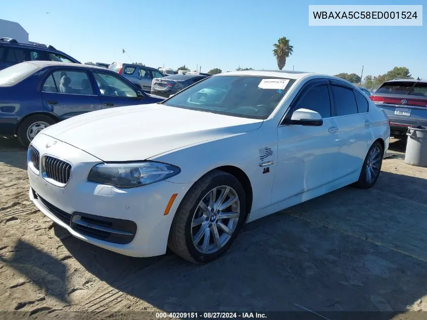 2014 BMW 535D VIN: WBAXA5C58ED001524 Lot: 40209151