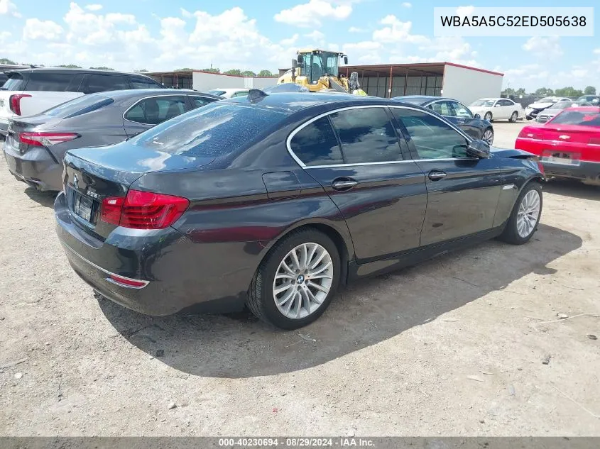 2014 BMW 528I VIN: WBA5A5C52ED505638 Lot: 40230694