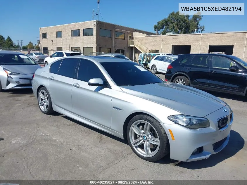 2014 BMW 535I VIN: WBA5B1C5XED482194 Lot: 40235027