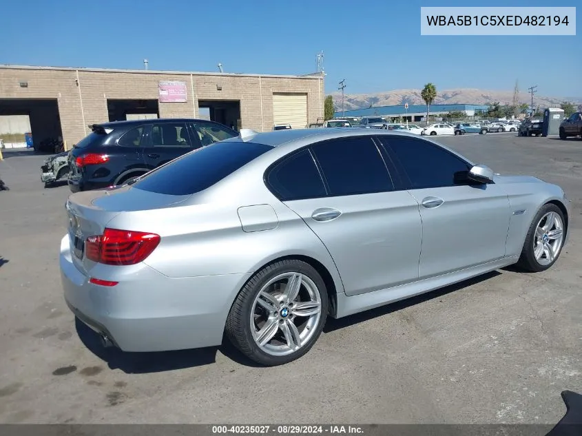 2014 BMW 535I VIN: WBA5B1C5XED482194 Lot: 40235027