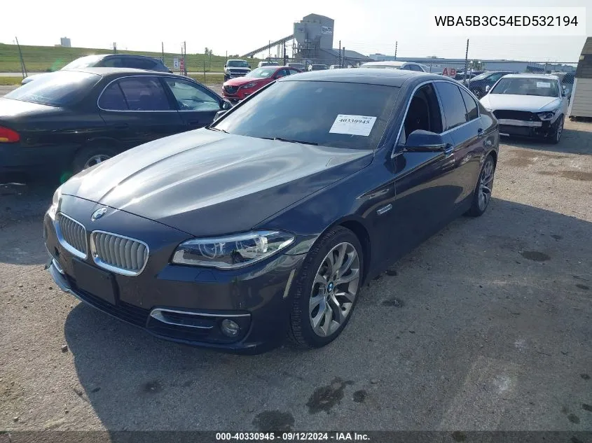 2014 BMW 535I Xi VIN: WBA5B3C54ED532194 Lot: 40330945