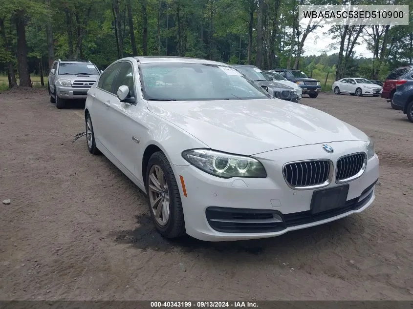 2014 BMW 528I I VIN: WBA5A5C53ED510900 Lot: 40343199