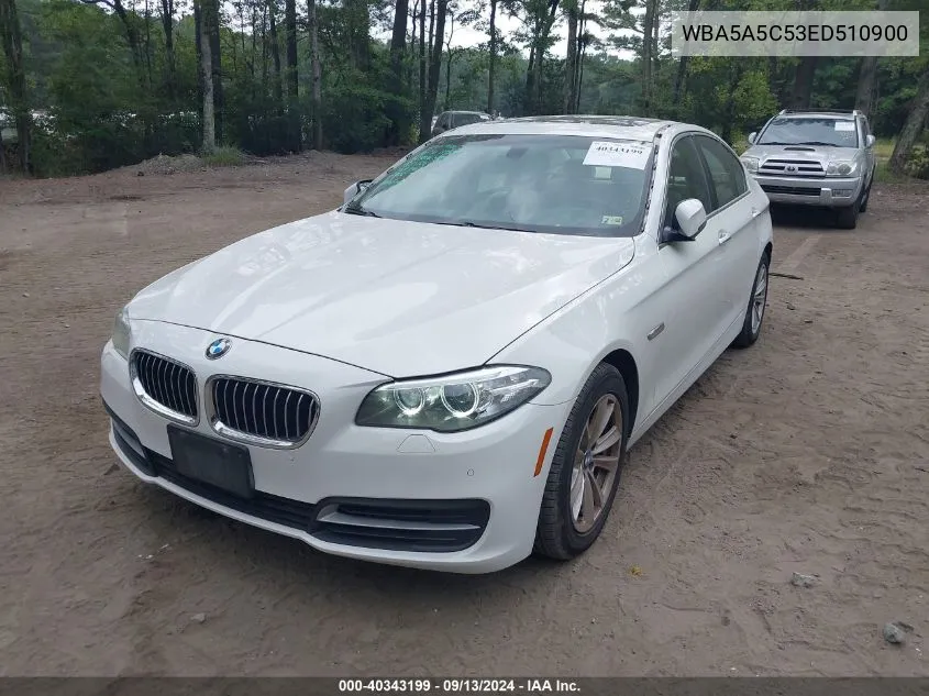 2014 BMW 528I I VIN: WBA5A5C53ED510900 Lot: 40343199