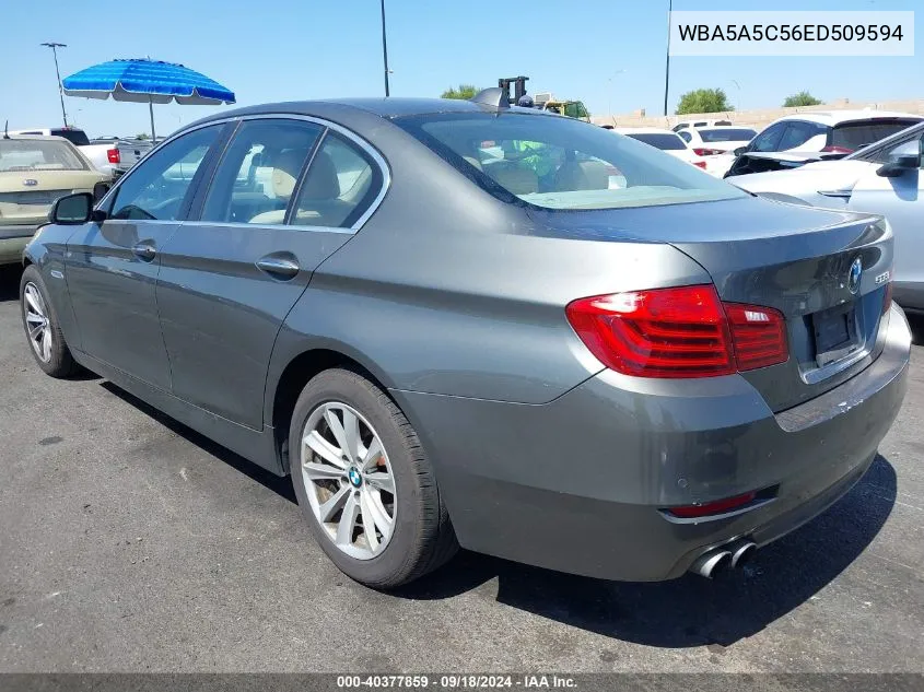 2014 BMW 528I VIN: WBA5A5C56ED509594 Lot: 40377859