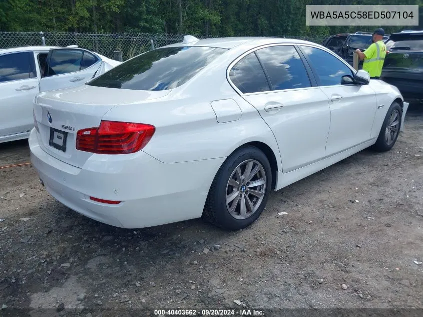 2014 BMW 528I VIN: WBA5A5C58ED507104 Lot: 40403662