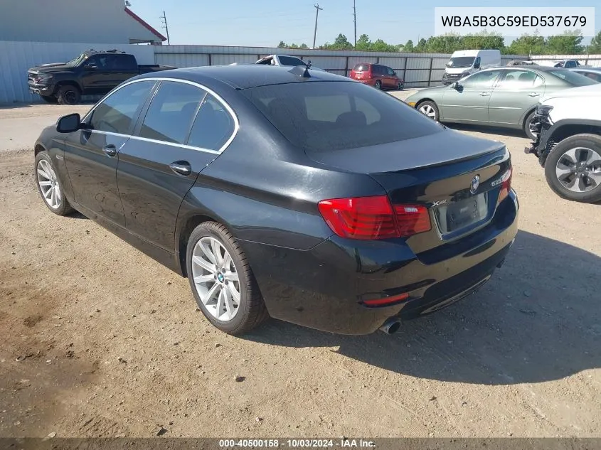 2014 BMW 535I xDrive VIN: WBA5B3C59ED537679 Lot: 40500158