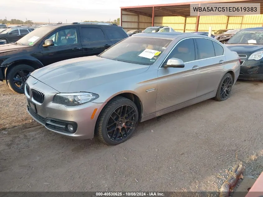 2014 BMW 528I xDrive VIN: WBA5A7C51ED619383 Lot: 40530625